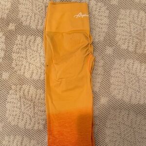 Alphalete Vibrant Orange Leggings